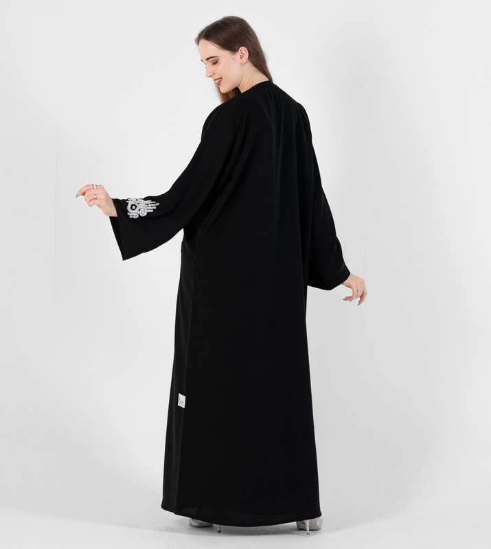 Abaya with Lulu design embroidery and style  cutting design