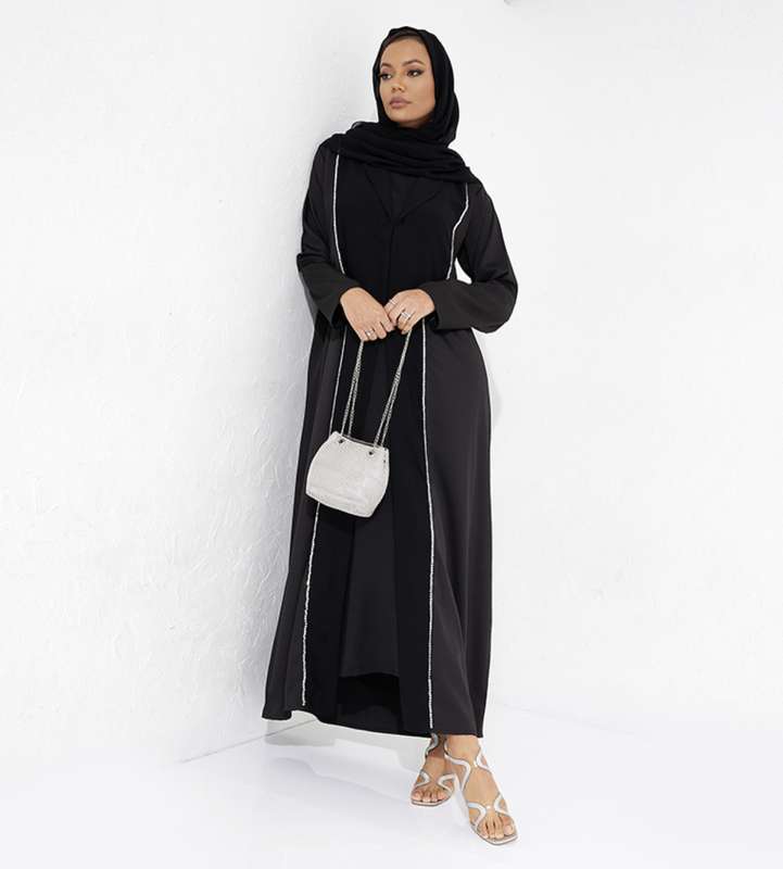 Black Jeans Abaya