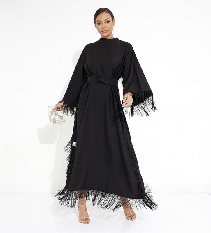 Fringe Abaya