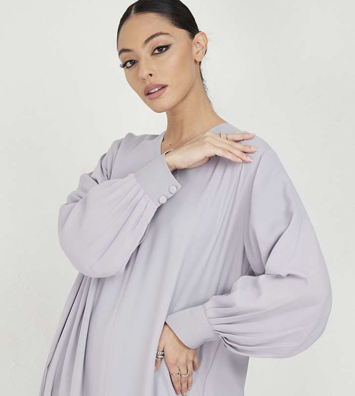 Gray Abaya