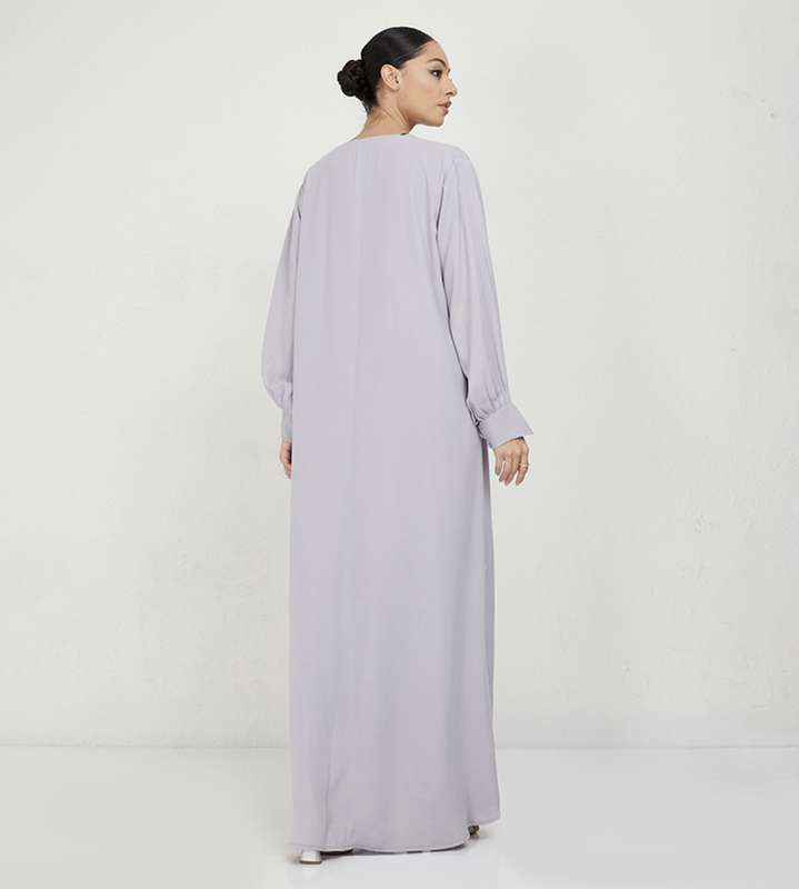 Gray Abaya