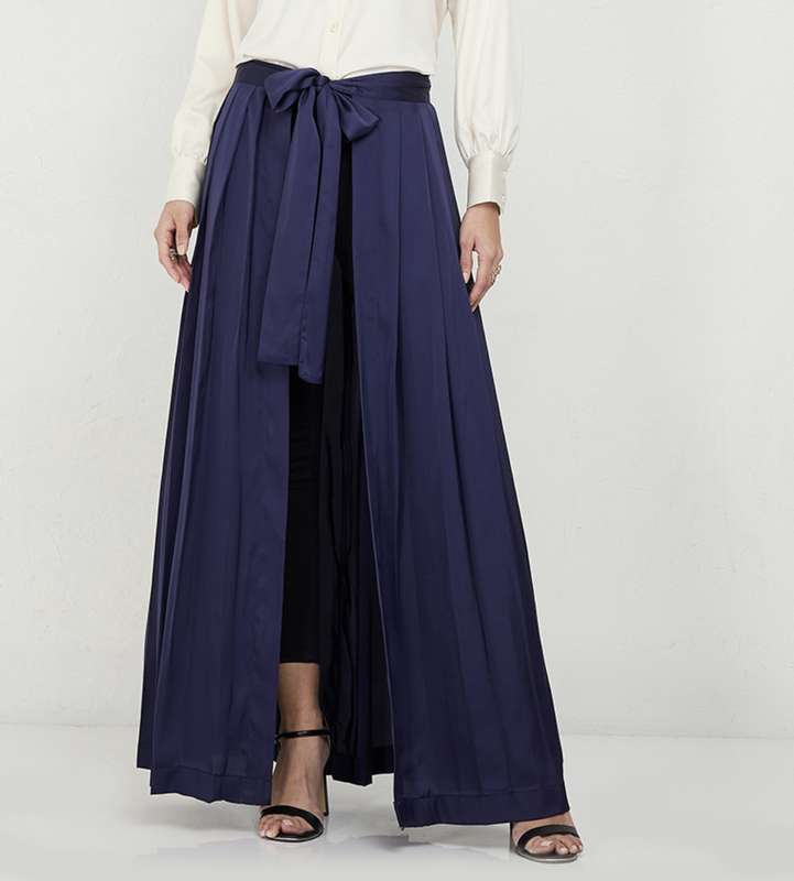 Navy Abaya Skirt