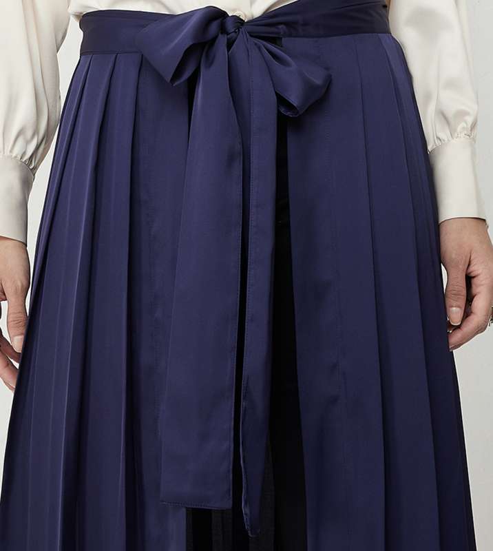 Navy Abaya Skirt