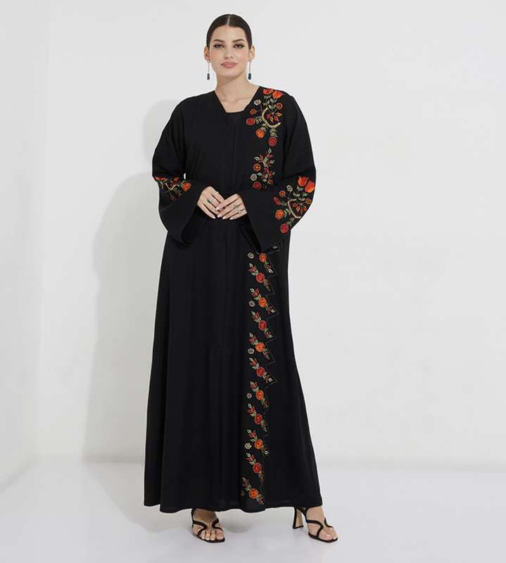 Orange Bells abaya