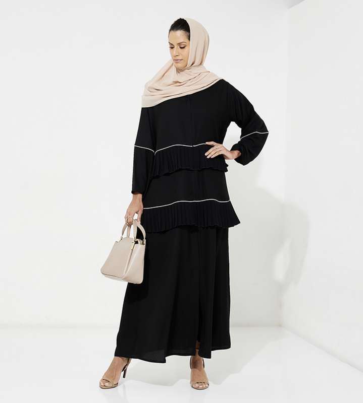 Piping pleated