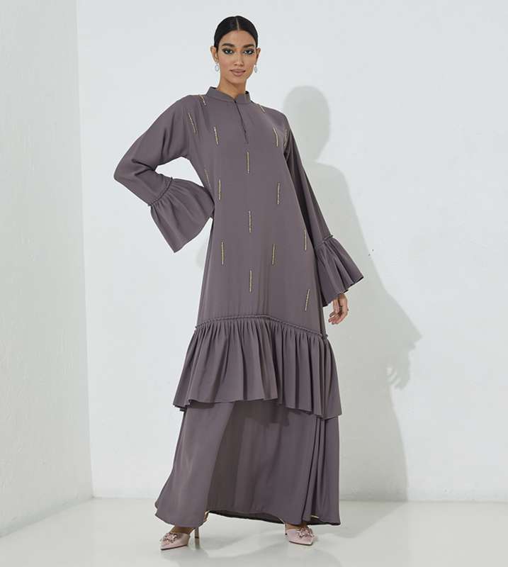 Pleated Abaya