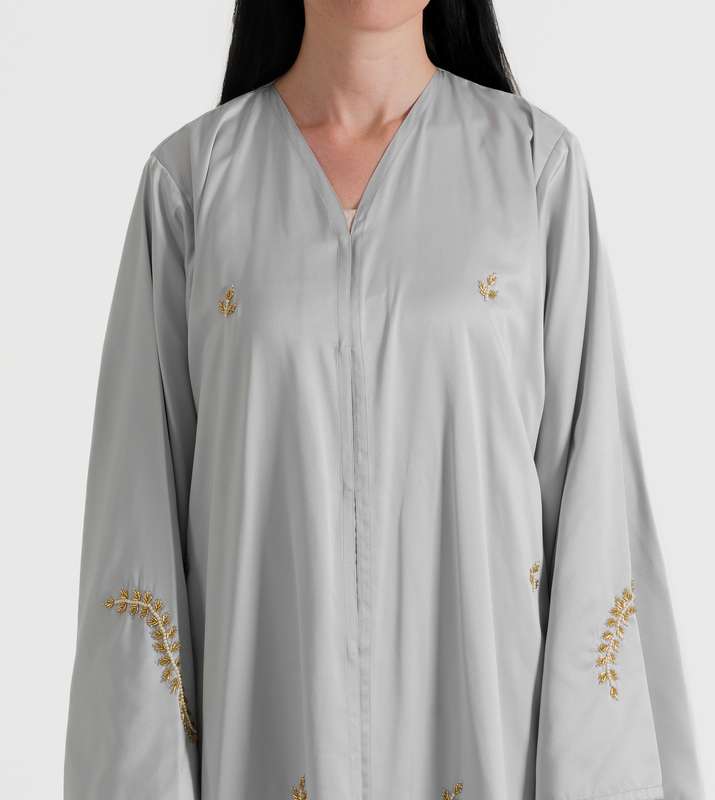 Silver abaya