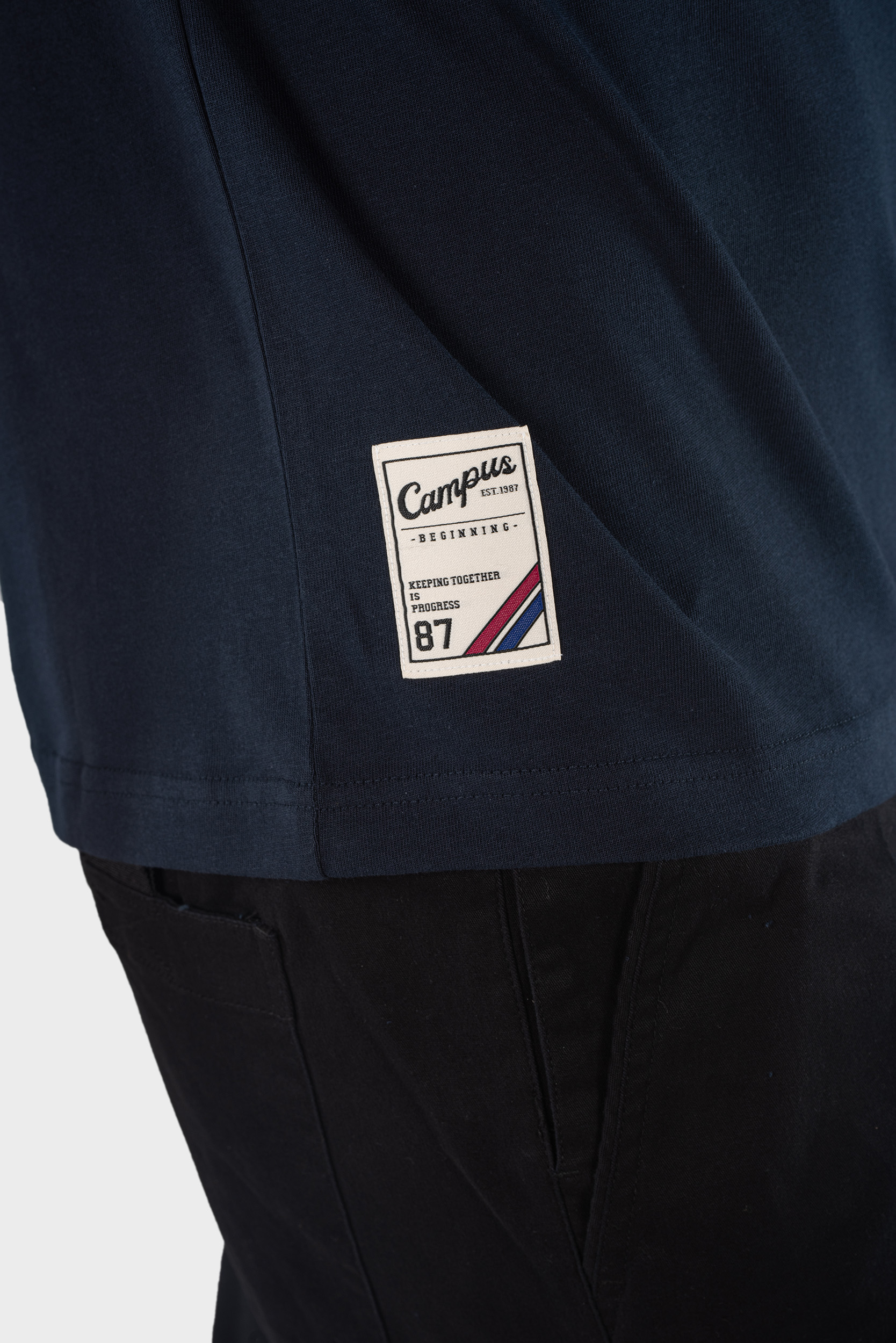 Round Neck Knitted T-Shirt