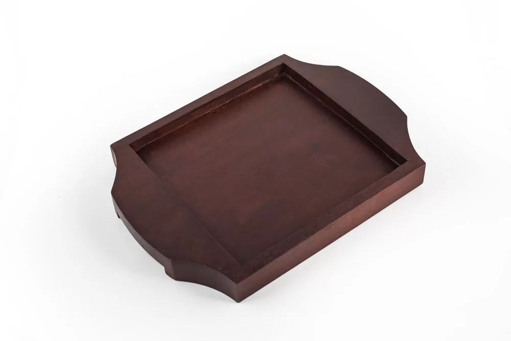 Salt & Crystal- Wooden plate tray (Square)