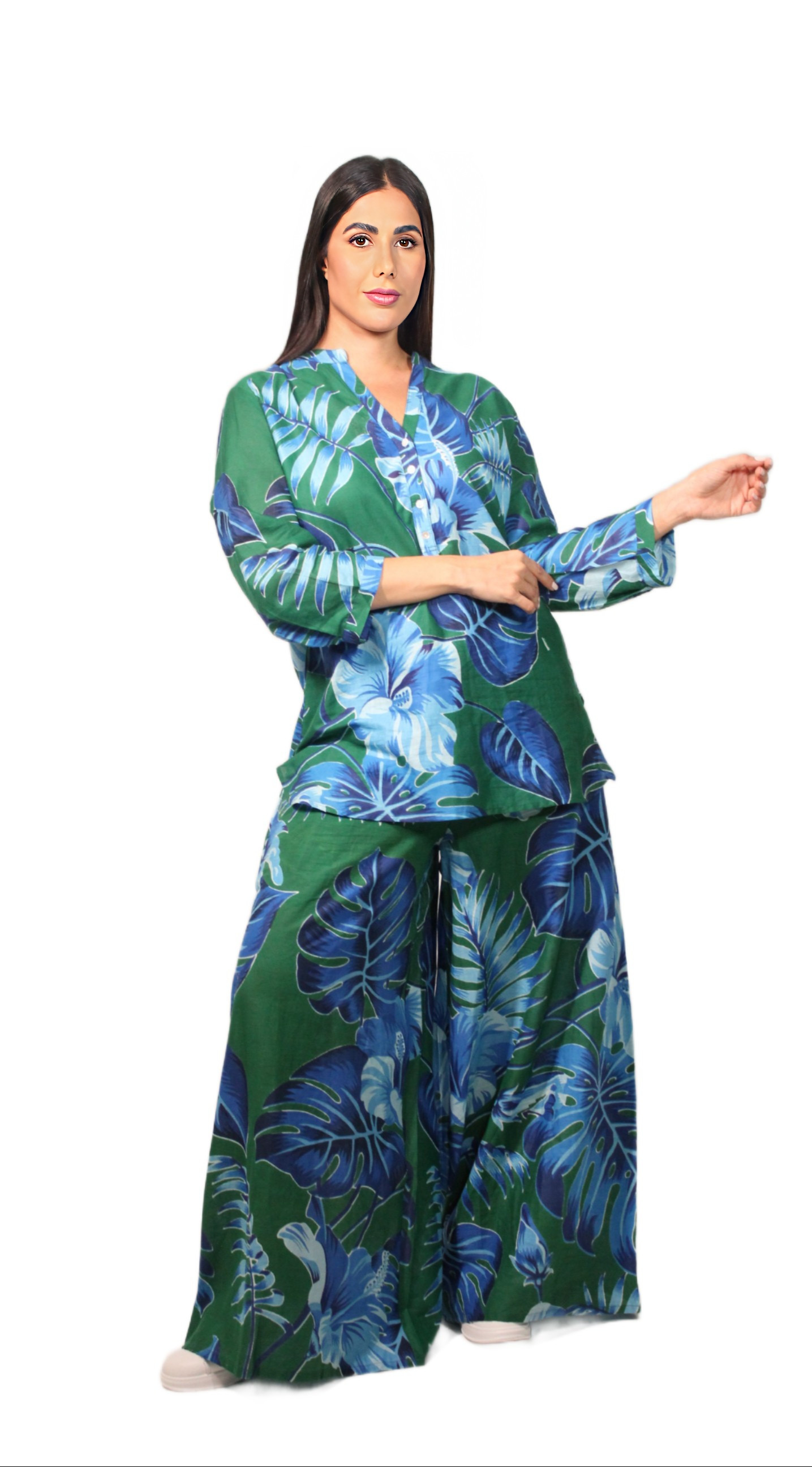 PRINTED TUNIC TOP SHAPE2 - AFTERSHOCK LONDON