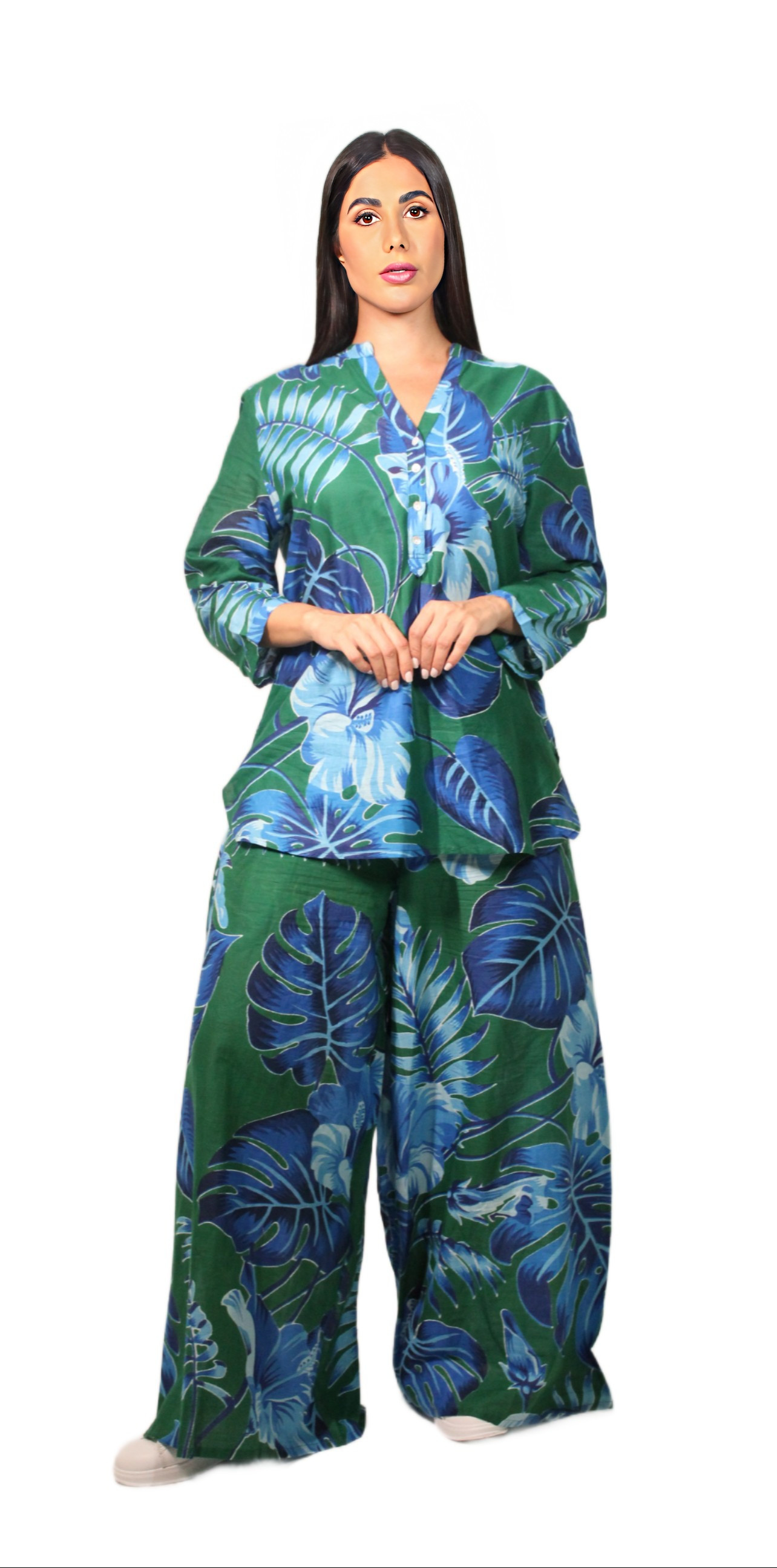 PRINTED TUNIC TOP SHAPE2 - AFTERSHOCK LONDON