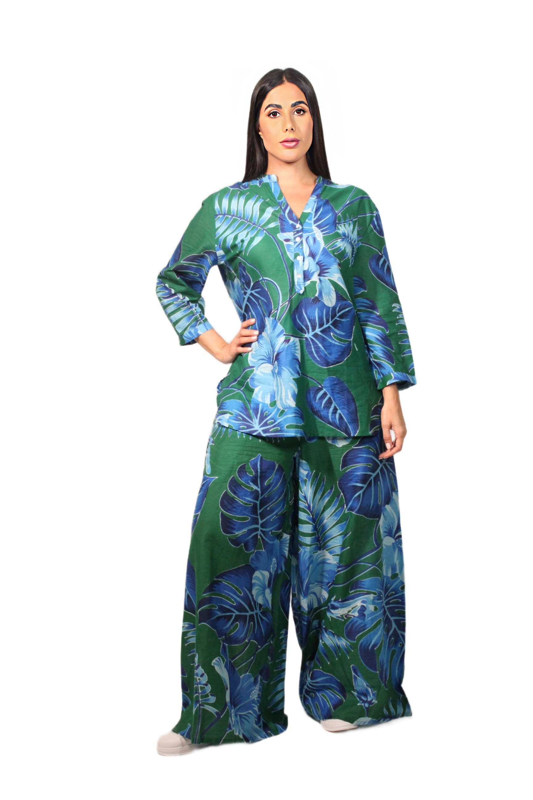 PRINTED TUNIC TOP SHAPE2 - AFTERSHOCK LONDON