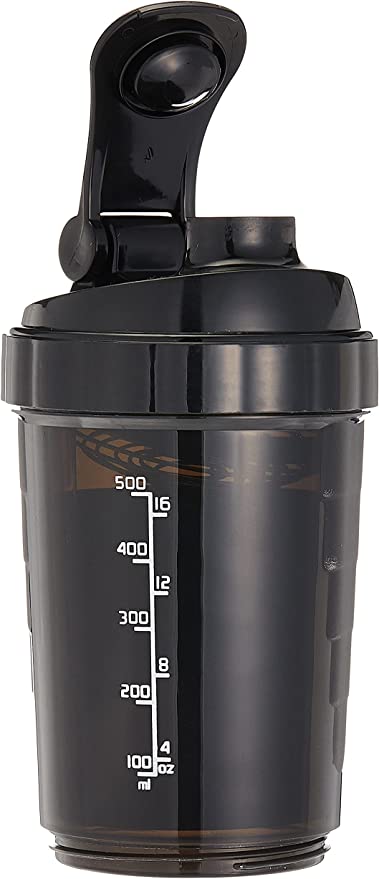 Spider Bottle Water Bottle Protein Shaker 500Ml With Storage Containers White, Black