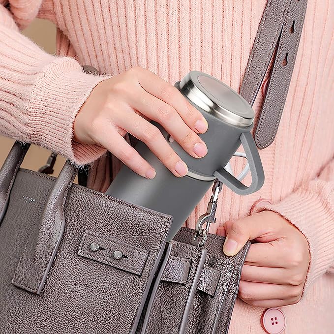 Stainless Steel Thermo 500ml/16.9oz Vacuum Insulated Bottle with Cup for Coffee -Set