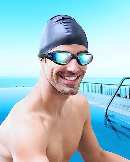 Swim Goggles, Swimming Goggles No Leaking Adult Men Women Youth