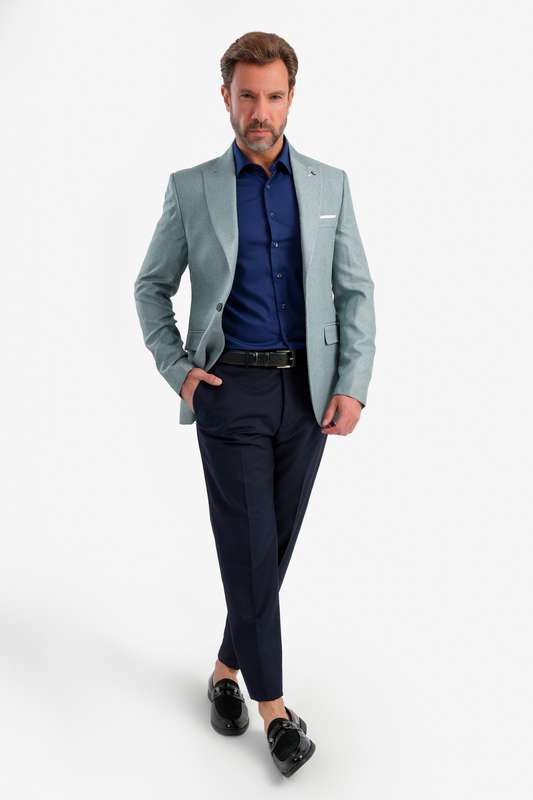 Men Blazer Pistachio - Blzr66721