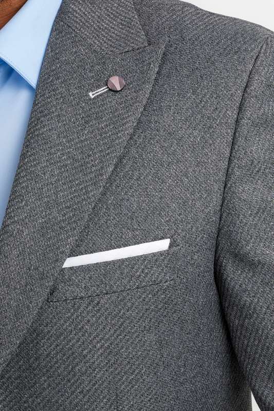 Men Blazer Gray - Blzr66784