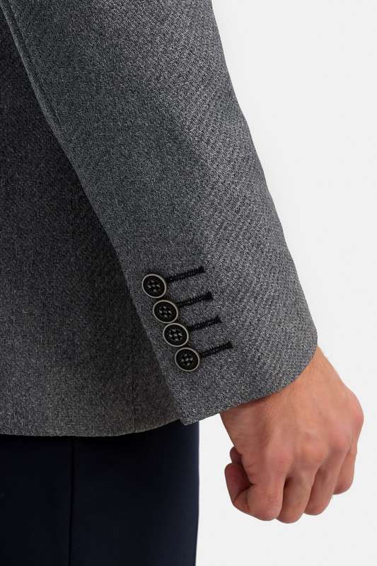 Men Blazer Gray - Blzr66784