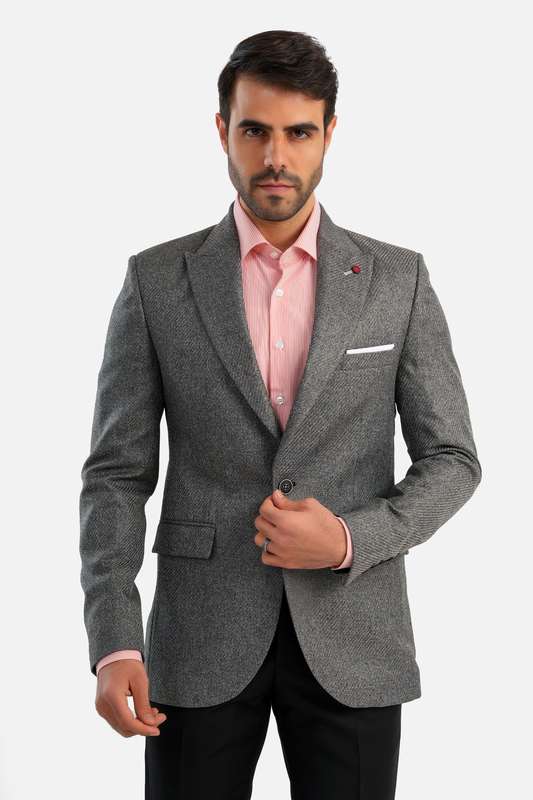 Men Blazer Café - Blzr66805