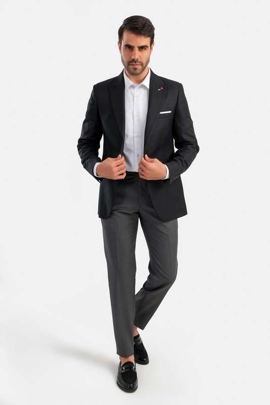 Men Blazer Black - Blzr66826