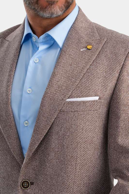 Men Blazer Beige - Blzr66836