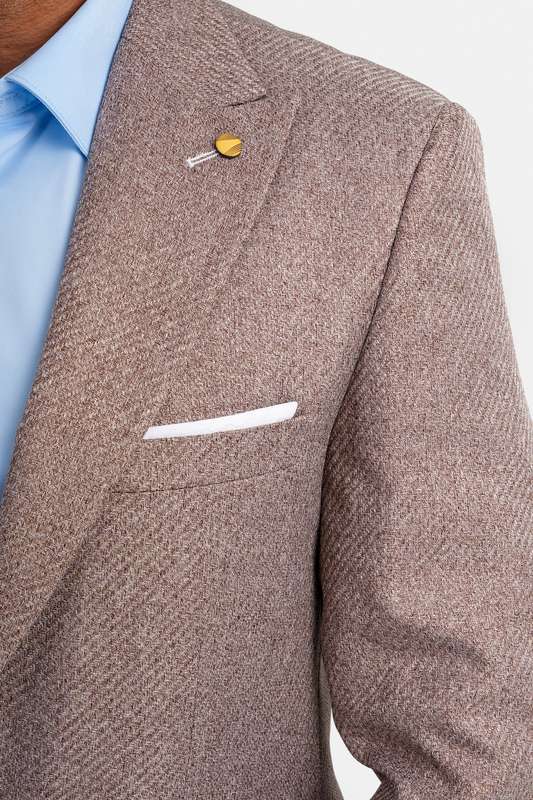 Men Blazer Beige - Blzr66836