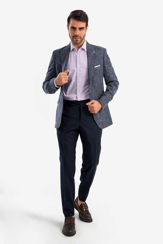 Men Blazer Blue - Blzr67267