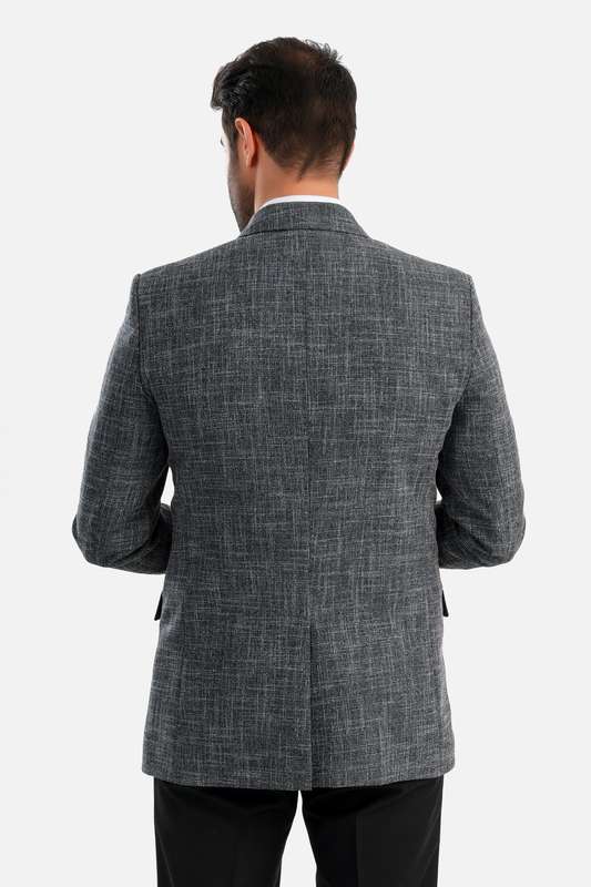 Men Blazer Charcoal - Blzr67276