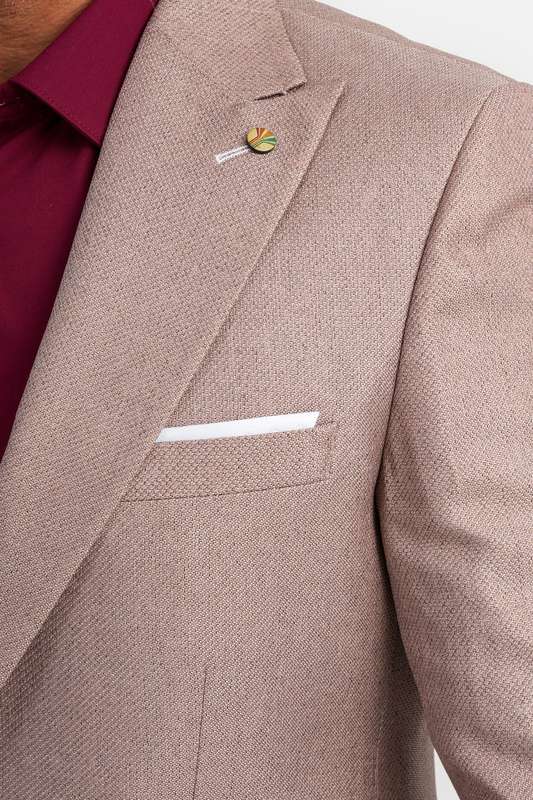 Men Blazer L Cashmere - Blzr67304