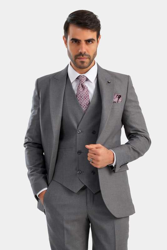 Men"s suits Gray-Suits69365