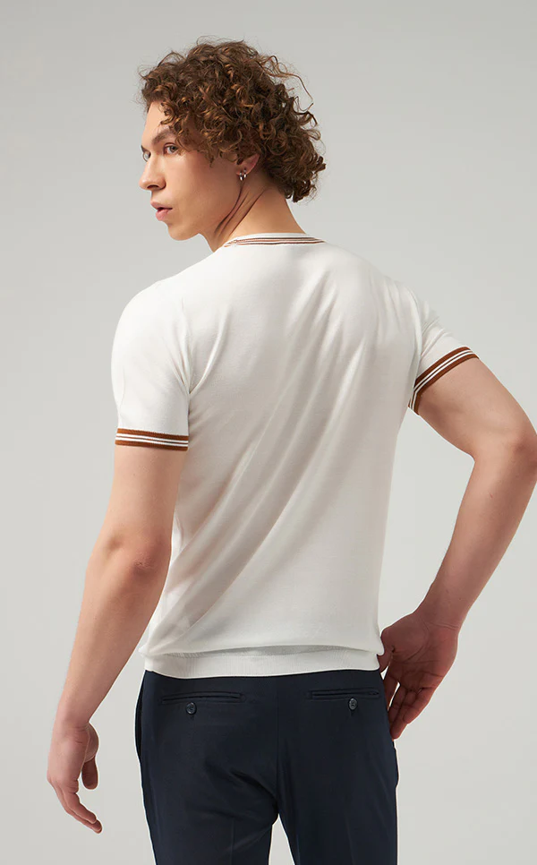 TWN Knitwear Slim Fit White