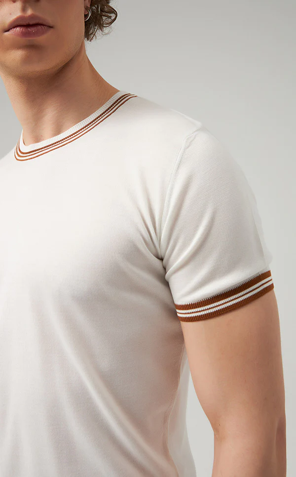 TWN Knitwear Slim Fit White