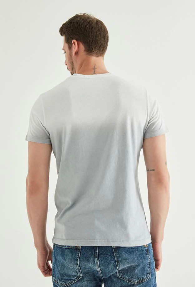 Twn Slim Fit Gray T-shirt