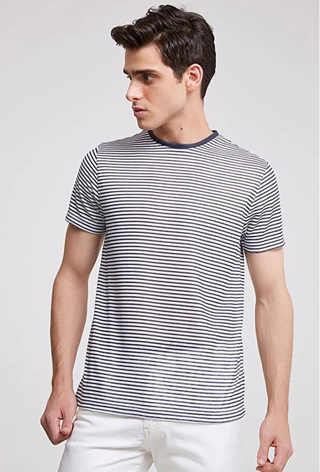 TWN T-Shirt Slim Fit Navy Blue