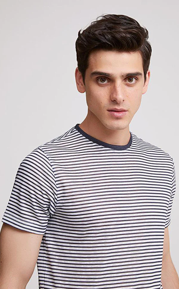 TWN T-Shirt Slim Fit Navy Blue