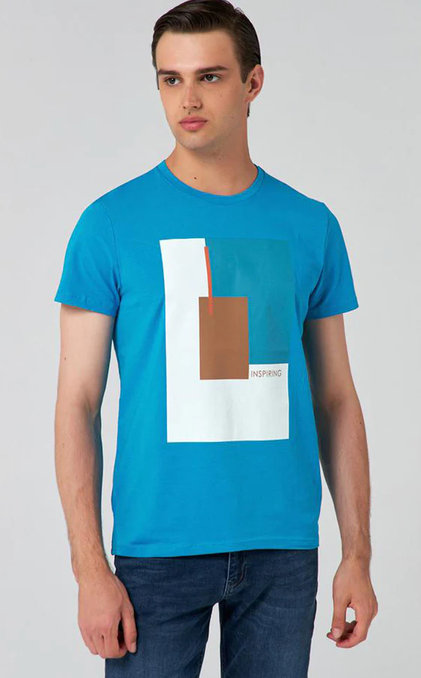 TWN T-Shirt Slim Fit Turquoise