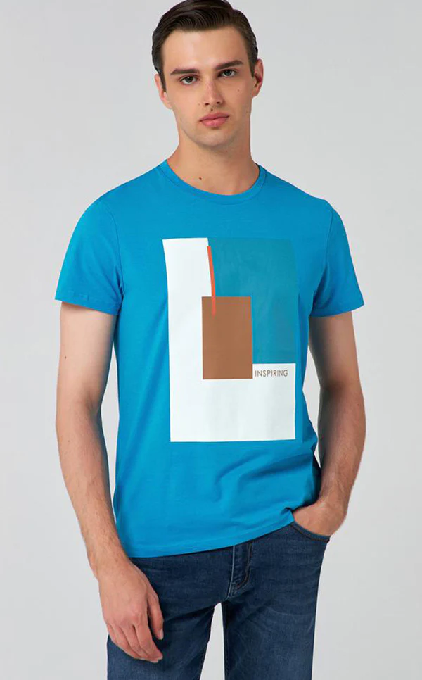 TWN T-Shirt Slim Fit Turquoise