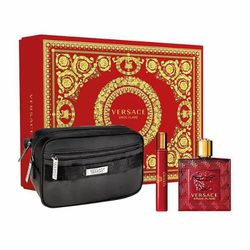 VERSACE EROS FLAME M EDP 100 ML +POUCH+10ML MINI SET