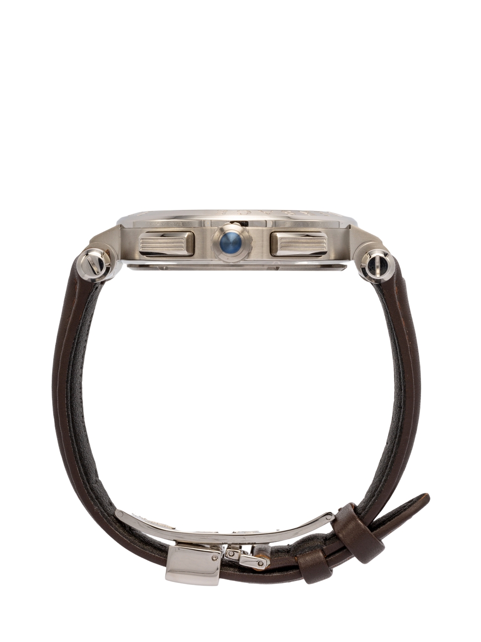 Versace Men"s Aion Chronograph Watch, VE1D00119, Silver Brown, 45mm