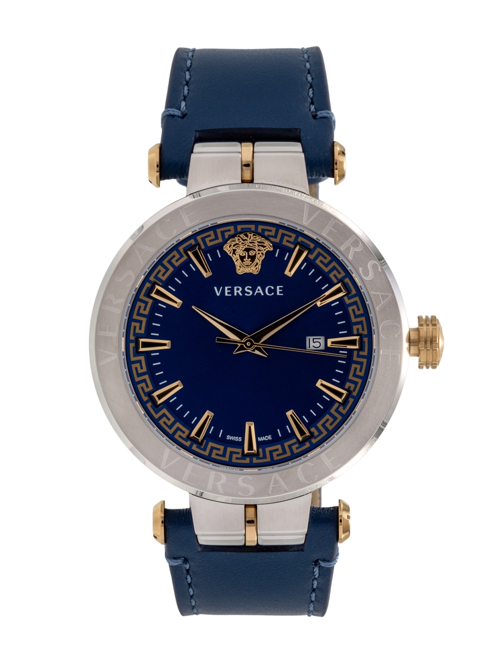 Versace Men"s Aion Watch, VE2F00221, Blue, 44mm