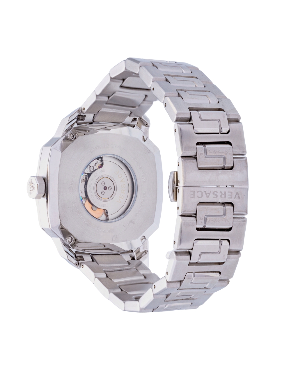 Versace Men"s Dylos Automatic Watch, VAG020016, Black Silver, 42mm