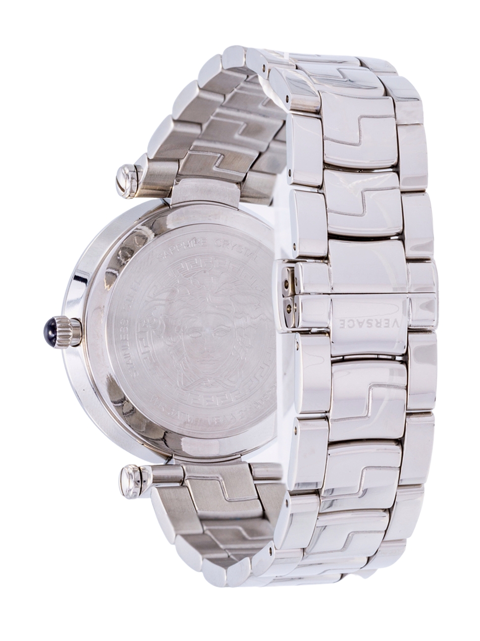Versace Men"s Revive Watch, VAI090016, White Silver, 35mm