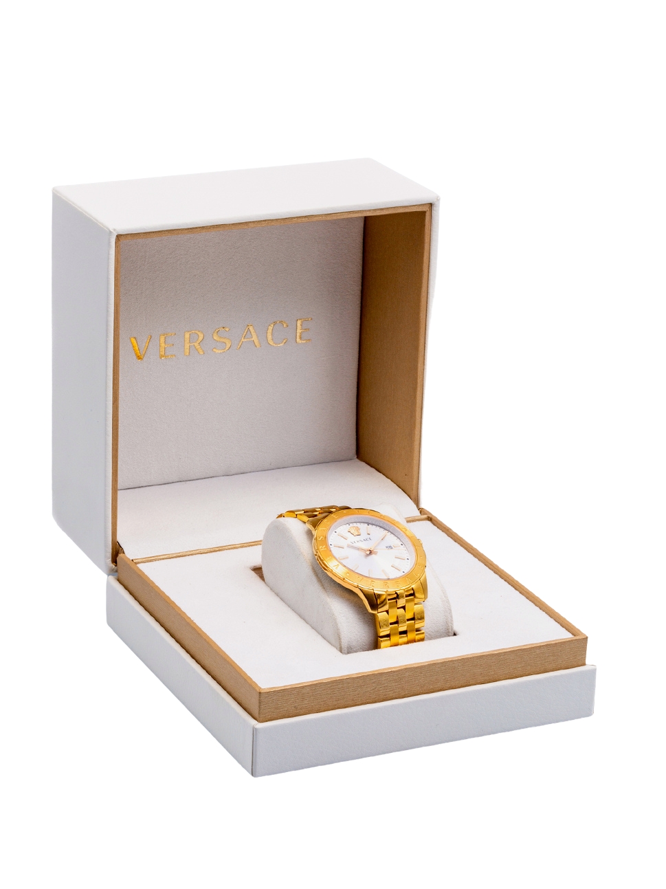 Versace Men"s Univers Qtz Watch, VE2C00521, Silver Gold, 43mm