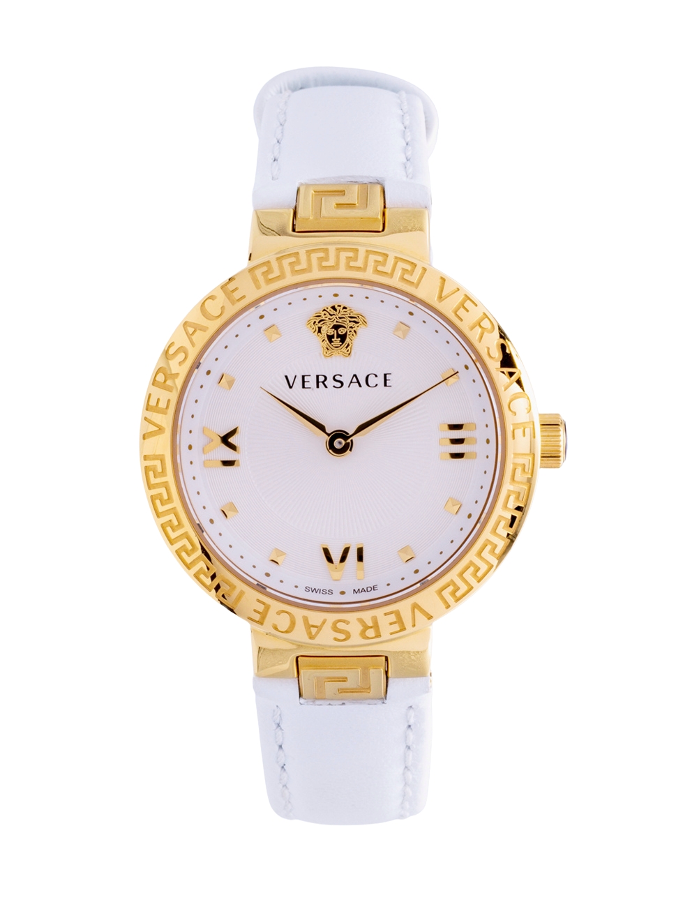 Versace Women"s Greca Lady Watch, VE2K00421, White, 36mm