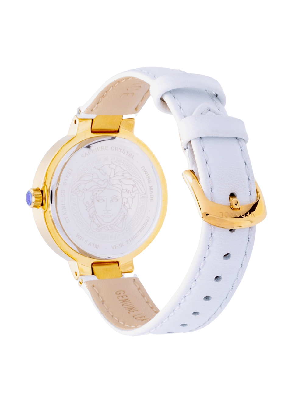 Versace Women"s Greca Lady Watch, VE2K00421, White, 36mm