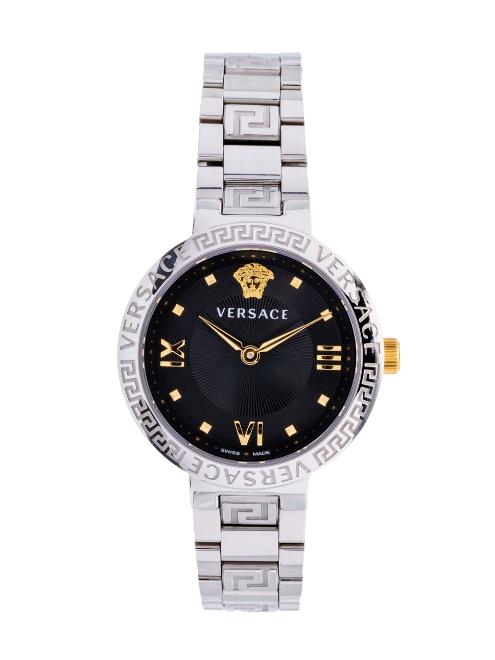 Versace Women"s Greca Lady Watch, VE2K00521, Black Silver, 36mm