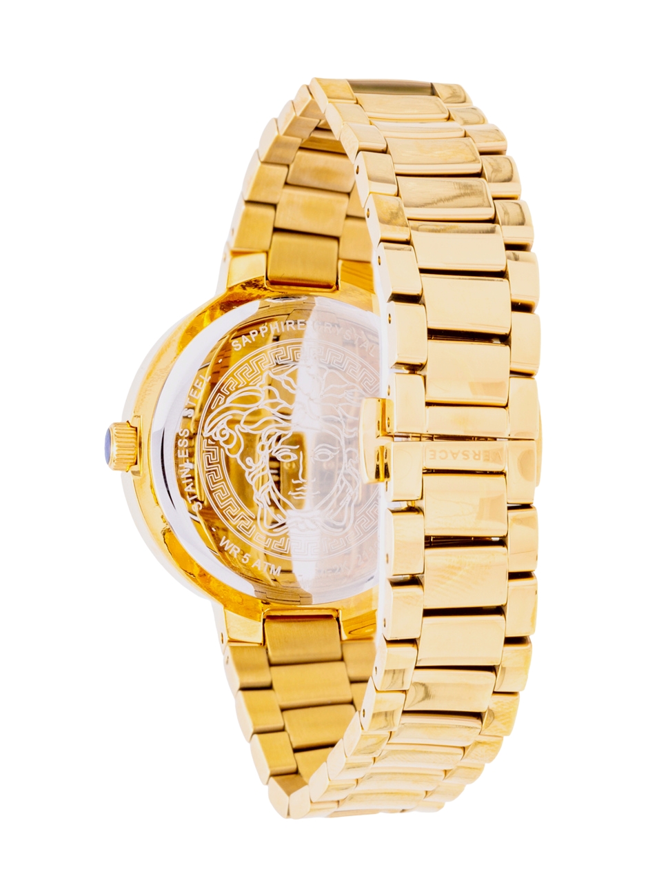 Versace Women"s Greca Lady Watch, VE2K00721, Black Gold, 36mm