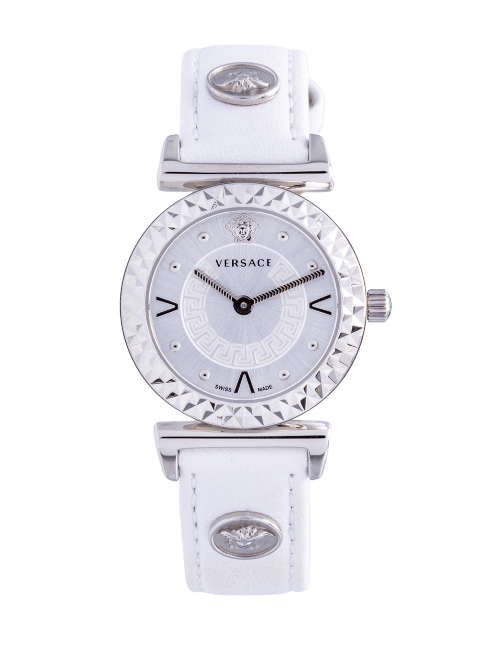 Versace Women"s Mini Vanity Lady Watch, VEAA00218, White