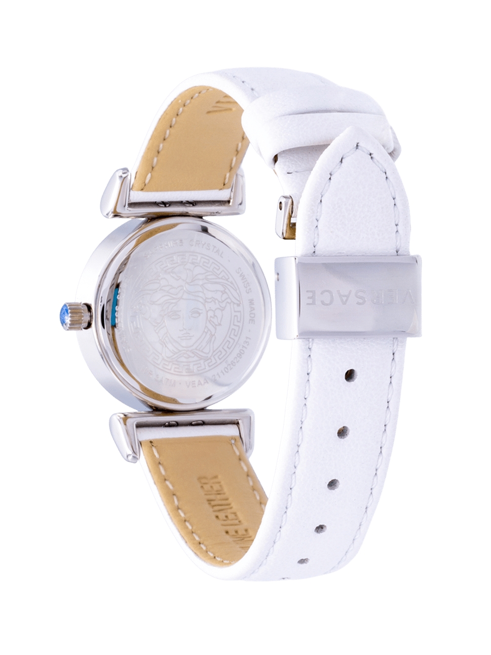 Versace Women"s Mini Vanity Lady Watch, VEAA00218, White
