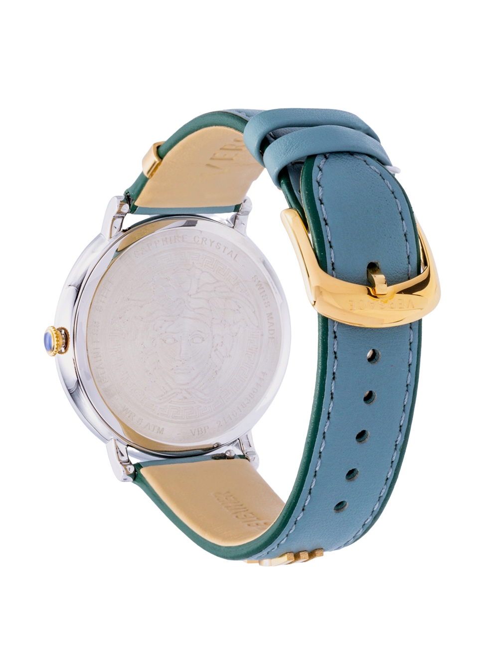 Versace Women"s V Circle Watch, VBP010017, White Green, 38mm